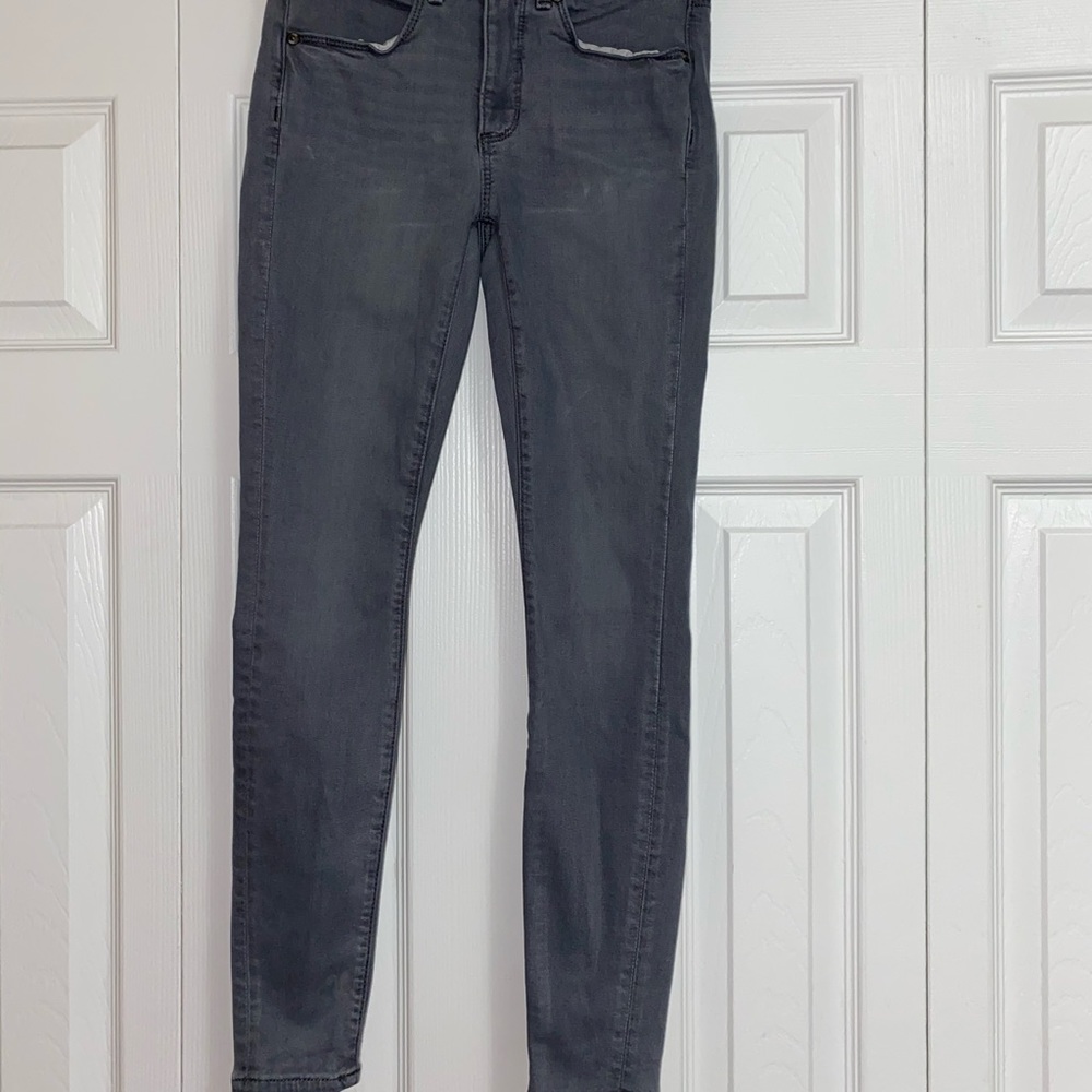 Loft Grey Skinny Denim Leggings